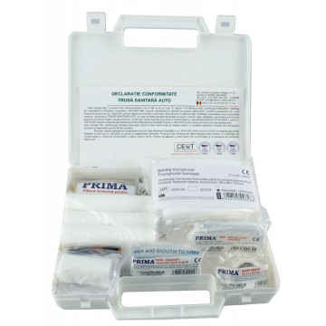 Trusa sanitara de prim ajutor auto (avizata MS si RAR) - Img 2