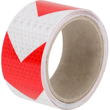 Banda reflectorizanta directionala autoadeziva DIRECTION TAPE, structura tip fagure, 5 metri