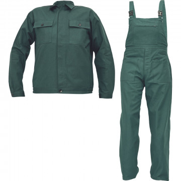 Costum salopeta Ralf, jacheta si pantaloni cu pieptar - Img 3