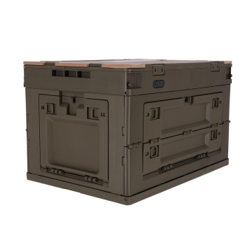 Cutie pliabila Tactical Guard BOX M, 49 l, blat MDF, capac ranforsat - Img 3