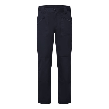 ES887 - Pantaloni de lucru Action ES887 din policoton, pentru barbati, cu buzunare pentru genunchiere, constructii si logistica - Img 1