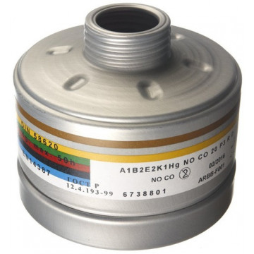 Filtru Drager 1140 A1 B2 E2 K1 Hg No Co 20 P3 R D Ra(Rd) 40