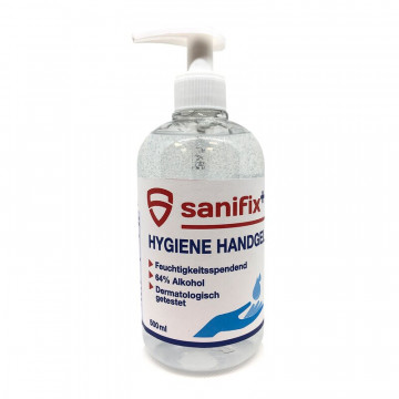 Gel dezinfectant pentru maini Sanifix, pe baza de alcool, cu emolient, 500 ml