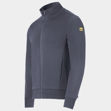 Hanorac de lucru DIADORA FZ SMART 2.0, cu fermoar integral, bumbac - Img 3