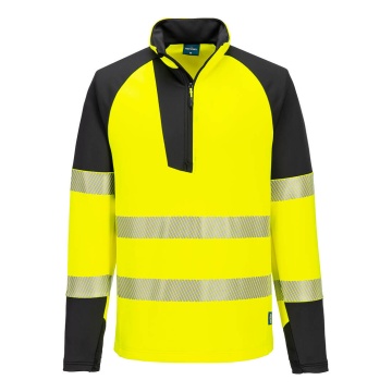 Hanorac de lucru Hi-Vis T172 PW3 cu fermoar, stretch