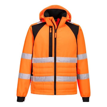 Jacheta de lucru Hi-Vis Eco Hybrid CD863 WX2, softshell, captusita, impermeabila - Img 3