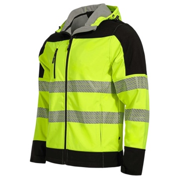 Jacheta softshell de inalta vizibilitate Nobel PRO 2.0, galben neon - Img 4