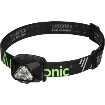 Lanterna frontala Mactronic Illuma, reglaj al fluxului luminos, incarcare USB-C