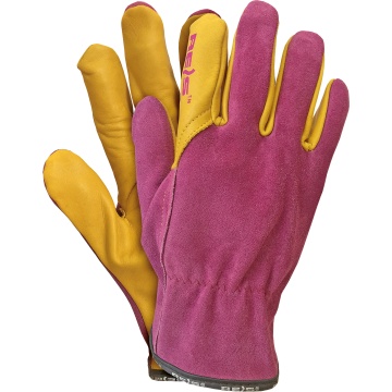 Manusi din piele pentru femei Lampart, 12/set