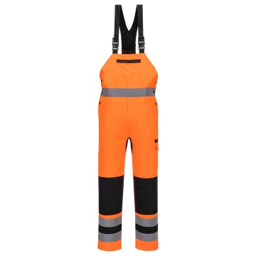 Pantaloni cu pieptar Hi-Vis Eco Stretch CD852 WX2, cu 16 buzunare - Img 3