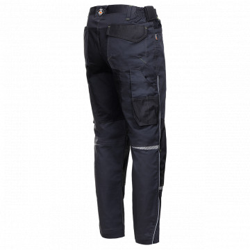 Pantaloni in talie Prisma Spandex, gri/negru - Img 6
