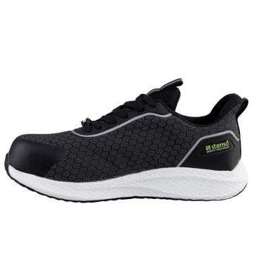 Pantofi de lucru B-Flex S1PL MF ESD SR, bombeu compozit, toamna/vara, lamela Kevlar, antiderapanti, negri - Img 2