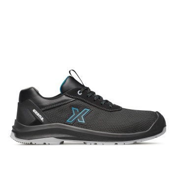 Pantofi de protectie Exena Fusion S3L FO SR ESD, pentru barbati, din material textil rezistent la abraziune, cu bombeu din fibra de sticla, pentru logistica si industrie