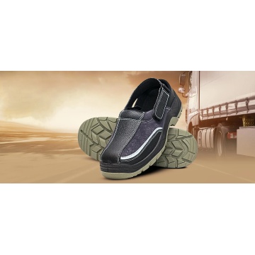 Saboti de protectie Turtle SB SRC, de barbati, piele, bombeu metalic, talpa antiderapanta, negri - Img 2