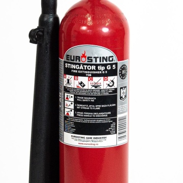 Stingator portativ cu CO2 tip G5, incarcatura 5 kg, focar 70B - Img 3