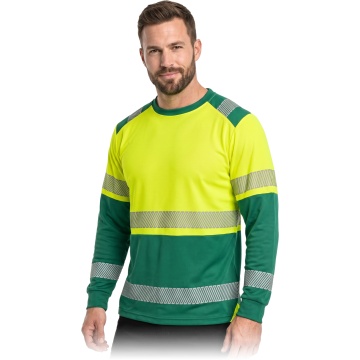 Tricou reflectorizant Iguana Mesh, cu maneca lunga, pentru barbati, din poliester, cu benzi reflectorizante, pentru constructii si logistica - Img 3