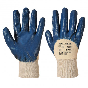 A330 - Manusa Nitrile Light Knitwrist, 12/set