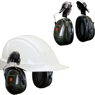 Antifoane externe cu montare pe casca 3M-OPTIME2-H-EL Dielectric 30dB