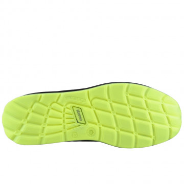 Bocanci de lucru usori, vara/toamna, cu bombeu compozit, Jett Green MF S3 SRC, microfibra, negru/verde, brant antistatic si detasabil - Img 5