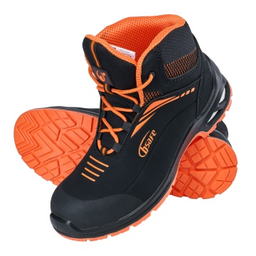 Bocanci de protectie, Boost S3PS SR FO, portocaliu neon, cu bombeu fibra de sticla, all season - Img 2