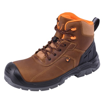 Bocanci de protectie Enduro Comfort S3S SC SR FO, bombeu compozit, piele naturala Crazy Horse, talpa PU/E-TPU, all-season - Img 3
