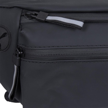 Borseta MINIBAG cu 3 buzunare, fermoare impermeabile, orificiu pentru casti, elemente reflectorizante - Img 3