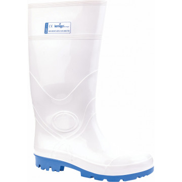 Cizme de protectie Bart 04 FO SRC, albe, antiacide