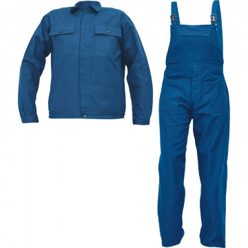 Costum salopeta Ralf, jacheta si pantaloni cu pieptar - Img 1