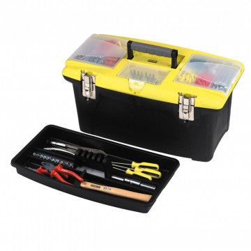 Cutie pentru scule Stanley Jumbo 1-92-908, 22", cu tava si organizatoare detasabile - Img 3