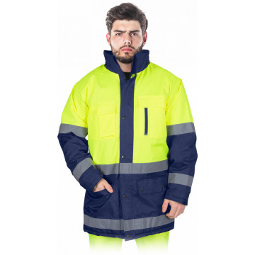 Jacheta de protectie Blue-Yellow, HiVis