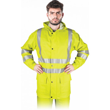 Jacheta de protectie Fluo, impermeabila, HiVis