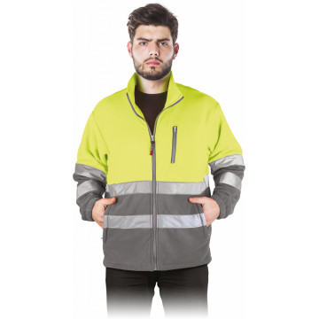 Jacheta fleece Polstrip, HiVis - Img 3