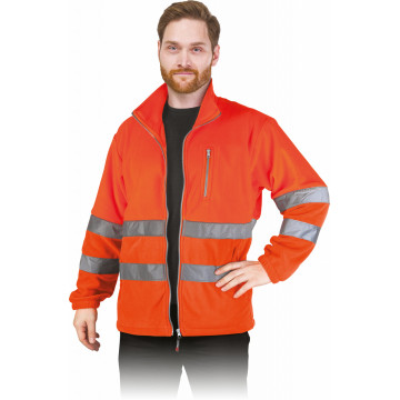 Jacheta fleece Polstrip, HiVis - Img 11