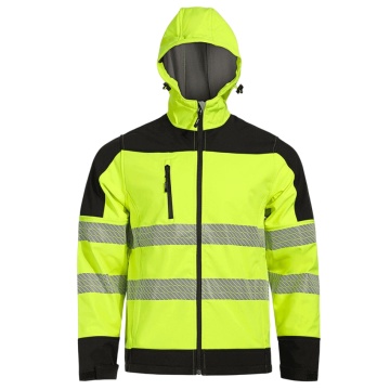 Jacheta softshell de inalta vizibilitate Nobel PRO 2.0, galben neon - Img 5