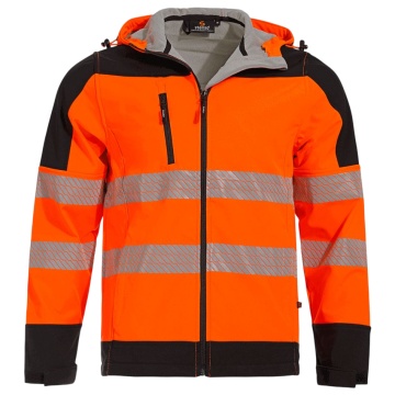 Jacheta softshell de inalta vizibilitate Nobel PRO 2.0, portocaliu neon