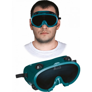 Ochelari de protectie GOG-SPARK pentru sudura, ventilatie laterala, curea elastica reglabila