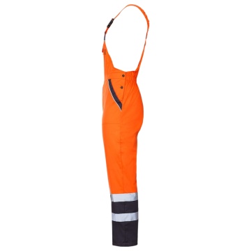 Pantaloni cu pieptar reflectorizanti Collins Summer HV, pentru barbati, din poliester si bumbac, pentru constructii si drumuri - Img 6