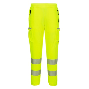Pantaloni de lucru Hi-Vis Jogger KX348, slim fit, reflectorizanti, cu buzunare cargo