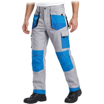 Pantaloni de lucru in talie Formen, buzunare multiple, suport genunchiere, elemente reflectorizante - Img 1