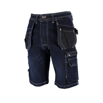 Pantaloni de lucru scurti JEANS415-TS, talie elastica, buzunare pentru unelte, insertii Cordura - Img 4