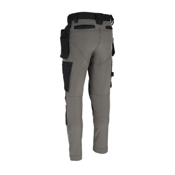 Pantaloni de lucru Verdon din material 4-Way Stretch, pentru barbati, cu buzunare pentru montatori, ideali in constructii si industrie - Img 5