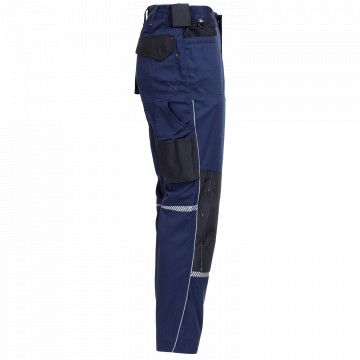 Pantaloni in talie Prisma Spandex, bleumarin/negru - Img 3