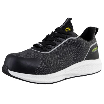 Pantofi de lucru B-Flex S1PL MF ESD SR, bombeu compozit, toamna/vara, lamela Kevlar, antiderapanti, negri - Img 3