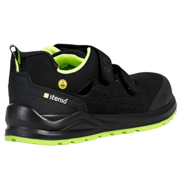 Sandale de protectie Jett S1PS ESD, din piele/mesh, bombeu fibra de sticla, lamela Kevlar®, de vara - Img 9
