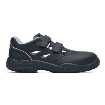 Sandale de protectie Lotus_20 Black S1 SRC, microfibra, bombeu nemetalic, unisex, negre