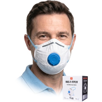 Semimasca de protectie cu supapa MAS-F-FFP2V, 10/set