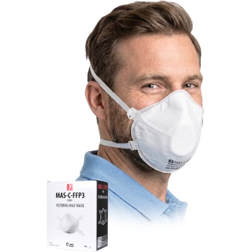 Semimasca de protectie fara supapa MAS-C-FFP3, 20/set
