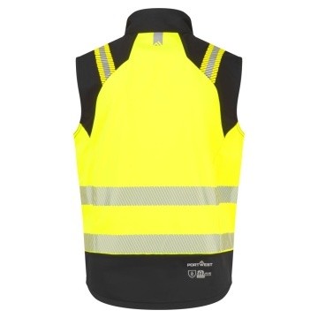 Vesta de lucru Hi-Vis FR719 PW3 Modaflame Softshell, ignifuga, antistatica, impermeabila - Img 2