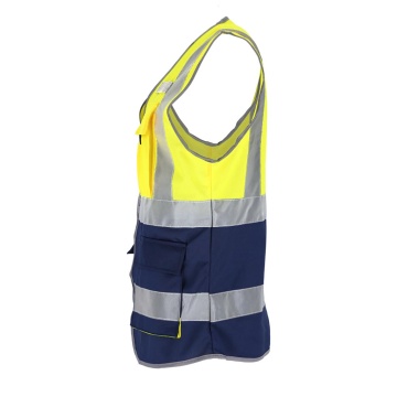 Vesta reflectorizanta pentru femei LADY, cu fermoar, buzunare si suport pentru ecuson - Img 7