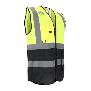 Vesta reflectorizanta ZIP, inchidere cu fermoar, buzunare multiple - Img 10
